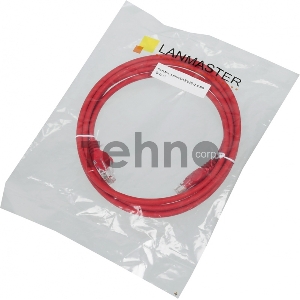 Кабель Патч-корд Lanmaster UTP LAN-PC45/U5E-2.0-RD вилка RJ-45-вилка RJ-45 кат.5е 2м красный LSZH (уп.:1шт)