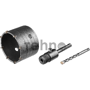 Коронка по бетону СИБИН 29216-80 SDS-Plus, в сборе, d=80мм