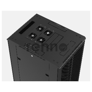 Шкаф телекоммуникационный напольный Hyperline TTB, IP20, 42U, 2055х800х1000 мм (ВхШхГ), дверь: стекло, боковая панель: сплошная, разборный, цвет: чёрн