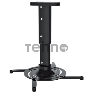 Кронштейн для проектора Cactus CS-VM-PR05M-BK черный макс.10кг настенный и потолочный поворот и наклон