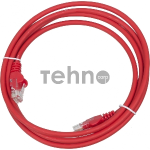Кабель Патч-корд Lanmaster UTP LAN-PC45/U5E-2.0-RD вилка RJ-45-вилка RJ-45 кат.5е 2м красный LSZH (уп.:1шт)