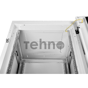 Шкаф телекоммуникационный напольный 42U (600x800) дверь стекло, цвет чёрный  (ШТК-М-42.6.8-1ААА-9005) (3 коробки)