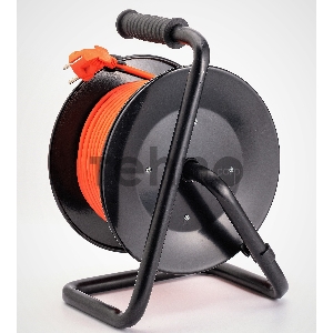 Удлинитель силовой Starwind ST-PSR4.40/G-16 4x4.0кв.мм 4розет. 40м ПВС 16A катушка темно-серый