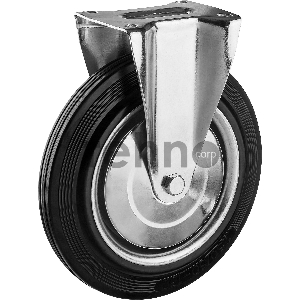 Колесо неповоротное d=250 мм, г/п 210 кг, резина/металл, игольчатый подшипник, ЗУБР Профессионал