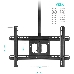 Потолочный кронштейн ONKRON N1L для телевизора 32"-70" потолочный телескопический, чёрный, фото 20