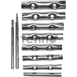 Ручной инструмент Набор Ключи STAYER (2719-H10) трубчатые 6 - 22 мм, 10 предметов