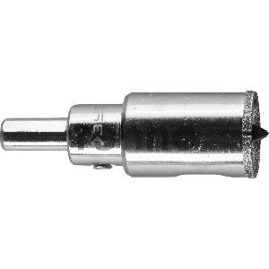 Коронка алмазная ЗУБР 29850-22  ЭКСПЕРТ в сборе по кафелю керамике P60 22мм