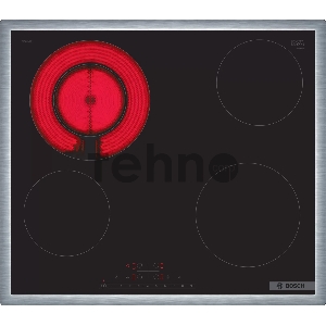 Электрическая варочная панель Series 6 BOSCH 60 см, черный, с рамкой