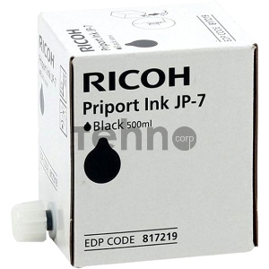 Краска Ricoh Priport JP-750 Inc (фл,500 мл) (o) JP-7/CPI-10 Black