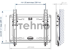 Кронштейн Kromax IDEAL-6 white, для LED/LCD TV 15