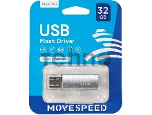 Накопитель USB2.0 32GB Move Speed M3 серебро