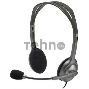 Гарнитура Logitech Headset H111 Stereo grey (981-000594)