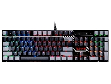 Клавиатура A4Tech Bloody B808N механическая черный/серый USB for gamer LED