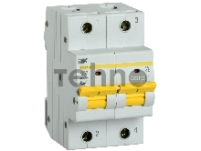 Автоматический выключатель IEK ВА47-150 2Р 63А 15кА характеристика D