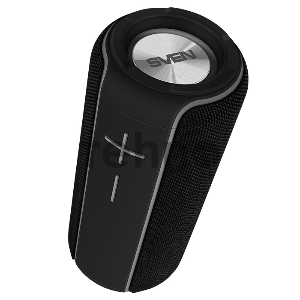 Портативная колонка SVEN PS-285 1.0 чёрные (IPx7, 2x10W, USB, Bluetooth, micro SD, AUX, подсветка,3000 мA)