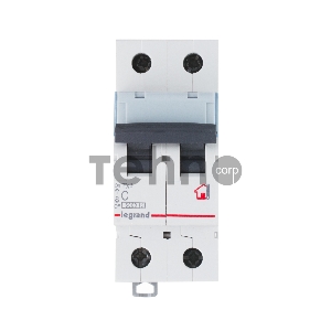 Выключатель автоматический модульный 2п C 40А 6кА TX3 Leg 404046