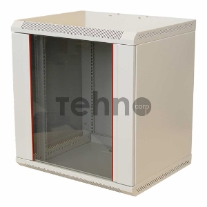 Шкаф телекоммуникационный настенный 12U (600х480) дверь стекло