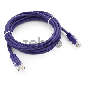 Патч-корд UTP Cablexpert кат.5e, 3м, литой, многожильный (фиолетовый) Патч-корд UTP Cablexpert кат.5e, 3м, литой, многожильный (фиолетовый)