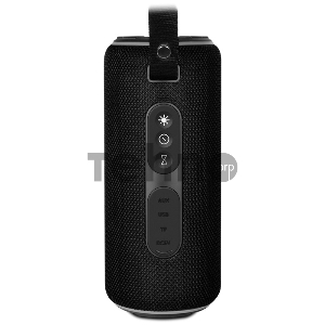 Портативная колонка SVEN PS-285 1.0 чёрные (IPx7, 2x10W, USB, Bluetooth, micro SD, AUX, подсветка,3000 мA)
