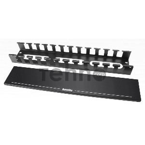 Кабельный органайзер Hyperline CM-2U-MLF-COV 2U шир.:19