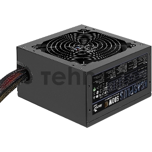 Блок питания Aerocool ATX 500W KCAS-500W PLUS 80+ bronze (24+4+4pin) APFC 120mm fan 7xSATA RTL