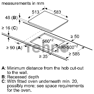 Электрическая варочная панель Series 6 BOSCH 60 см, черный, с рамкой