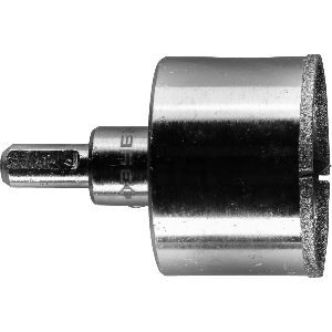 Коронка алмазная ЗУБР 29850-50  ЭКСПЕРТ в сборе по кафелю керамике P60 50мм