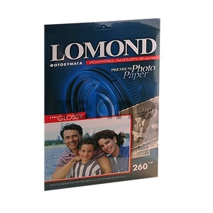Фотобумага Lomond 1103301 A4/260г/м2/20л./белый полуглянцевое для струйной печати