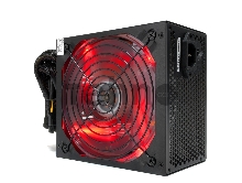 Блок питания CROWN CM-PS650W PLUS (ATX 650W, 20+4in 450mm, 140mm red LED FAN, SATA*4, IDE*4, FDD*1, 4+4pin, 6+2pin PCI-E*1)