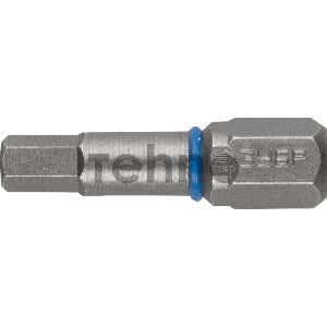 Бита ЗУБР ЭКСПЕРТ 26017-3-25-2  торсион кованая обточ.CrMo C 1/4'' HEX3 25мм 2шт