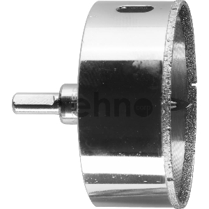 Коронка алмазная ЗУБР 29850-80  ЭКСПЕРТ в сборе по кафелю керамике P60 80мм