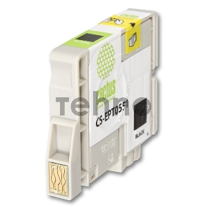 Картридж струйный Cactus CS-EPT0551 черный для Epson Stylus RX520/Stylus Photo R240 (10ml)