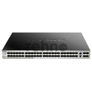 Коммутатор D-Link DGS-3130-54TS/A1A Управляемый стекируемый коммутатор 3 уровня с 48 портами 10/100/1000Base-T, 2 портами 10GBase-T и 4 портами 10GBas