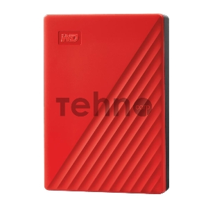 Внешний жесткий диск WD Original USB 3.0 4Tb WDBPKJ0040BRD-WESN My Passport 2.5 красный