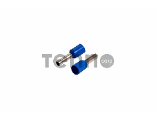 Наконечник штыревой втулочный изолированный F-8 мм 2.5 мм² (НШВи 2.5-8) синий REXANT