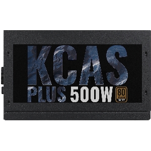 Блок питания Aerocool ATX 500W KCAS-500W PLUS 80+ bronze (24+4+4pin) APFC 120mm fan 7xSATA RTL