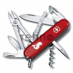 Нож перочинный Victorinox Angler (1.3653.72) 91мм 19функций красный карт.коробка