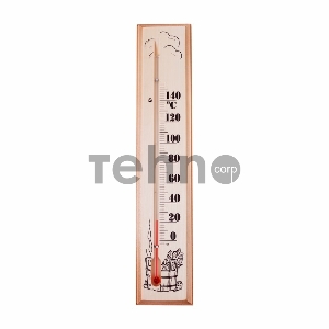 Термометр для сауны, основание — дерево 60х300 мм REXANT
