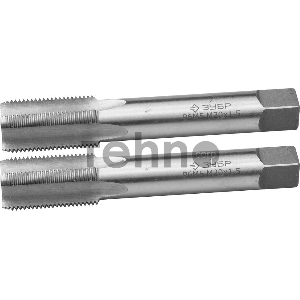 Набор метчиков ЗУБР 4-28007-20-1.5-H2  ЭКСПЕРТ машинно-ручные комплектные М20x1.5 2шт.