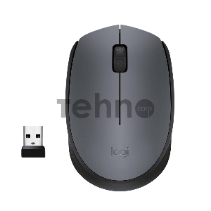 Мышь беспроводная Logitech M170, Gray [910-004646]