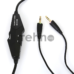 Наушники Gembird MHS-G100, код Survarium, черн/ор, рег. громкости, откл. мик, кабель 2,5м