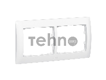 Электроустановочные изделия Legrand Legrand 771002 Рамка Galea Life 2 поста горизонтальная (белая)