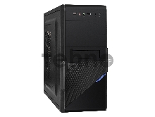 Корпус Exegate EX284022RUS Minitower BA-201 Black, mATX, <без БП>, 2*USB, Audio