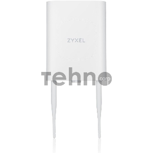 Гибридная уличная точка доступа Zyxel NebulaFlex NWA55AXE, 802.11a/b/g/n/ac/ax (2,4 и 5 ГГц), внешние антенны 2x2 (в комплекте), до 575+1200 Мбит/с, 1xLAN GE, защита от 4G/5G, без поддержки Captive po