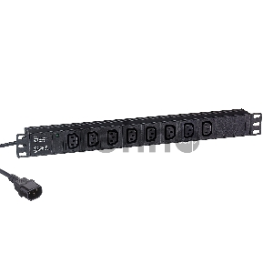 Блок розеток горизонтальный ExeGate ServerPro PDU-19H810 Al-8C13-C14-2.5, 19, 1U, Алюминий, 8 IEC 320 C13, кабель с вилкой C14 VDE-250V-10A-3*1.5mm2, 2.5 метра, черный Блок розеток горизонтальный ExeGate ServerPro PDU-19H810 Al-8C13-C14-2.5, 19, 1U, Алюминий, 8 IEC 320 C13, кабель с вилкой C14 VDE-250V-10A-3*1.5mm2, 2.5 метра, черный
