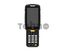 Терминал сбора данных M3 Mobile Android 10.0 GMS, WVGA, 802.11 a/b/g/n/ac, SE4850 2D Long Range Imager Scanner, Rear Camera, BT, GPS, NFC(HF), 4G/64G, 30-Key Alpha Numeric & Function, Extended Battery is included and Bullet Proof Film, Hand Strap are attached. Requires Cradle and Power Supply for charging. (sold separately)