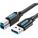 Кабель Vention USB 3.0 AM/BM  - 1.5м, фото 2