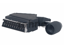 Разъем на кабель штекер SCART, пластик  REXANT