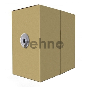 Кабель сетевой Buro BU-CCA-045 UTP 4 пары cat5E solid 0.45мм CCA 305м серый