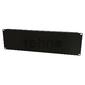 Фальш-панель Hyperline BPV-3-RAL9005 на 3U, цвет черный (RAL 9005)